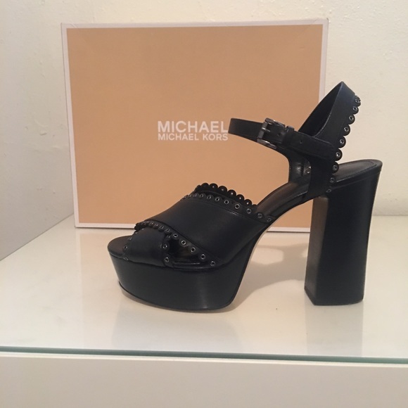 jessie leather platform sandal